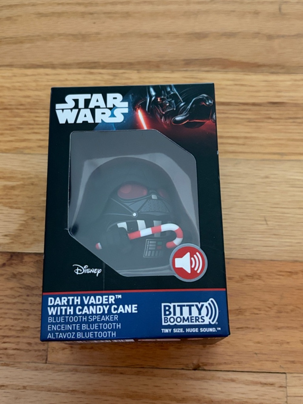 Star Wars Darth Vader Bitty Boomers Bluetooth Speaker with Candy Cane
